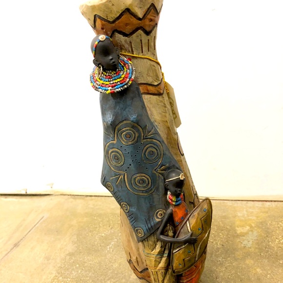 African Decor - 3 Piece NWT 12” Tall - Picture 7 of 7